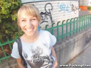 Outdoor Sex On The Deck With A Happy Teen