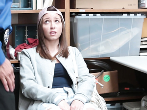 Teen Shoplifter Fucked By The Security Guard