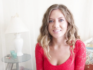 Curly Hair Cutie Is Quite The Talented Cocksucker